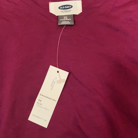 NWT Old Navy purple/pink top Sz 2X - Picture 2 of 5